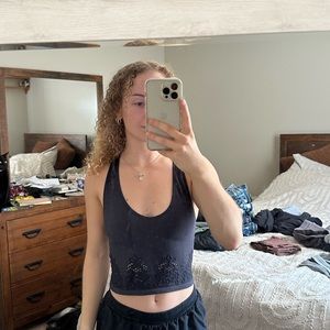 BUCKLE fitted racer back tank top